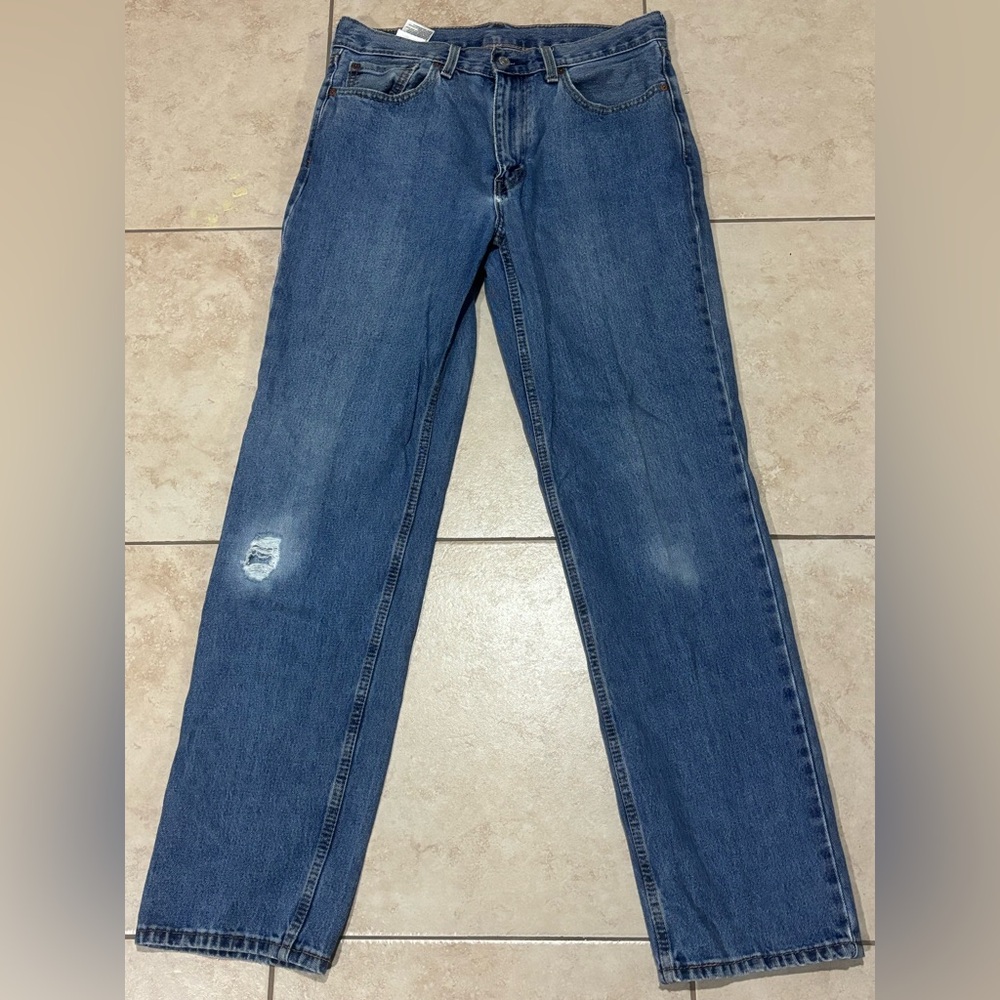 Levi's 550 Men's Relaxed Fit Denim Cotton Jeans Blue 00550-4891 Size 33x34